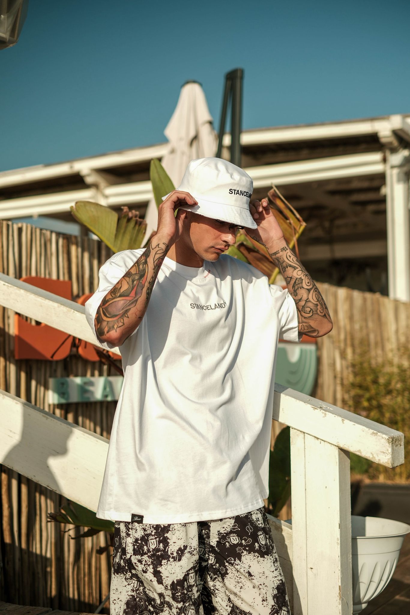 FISHERMAN'S HAT WHITE