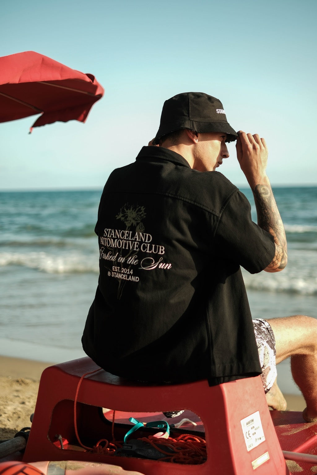 BLACK SUMMER SHIRT