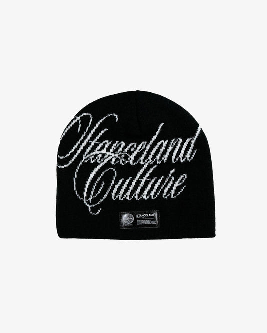 STANCELAND SIGNATURE CULTURE BEANIE BLACK