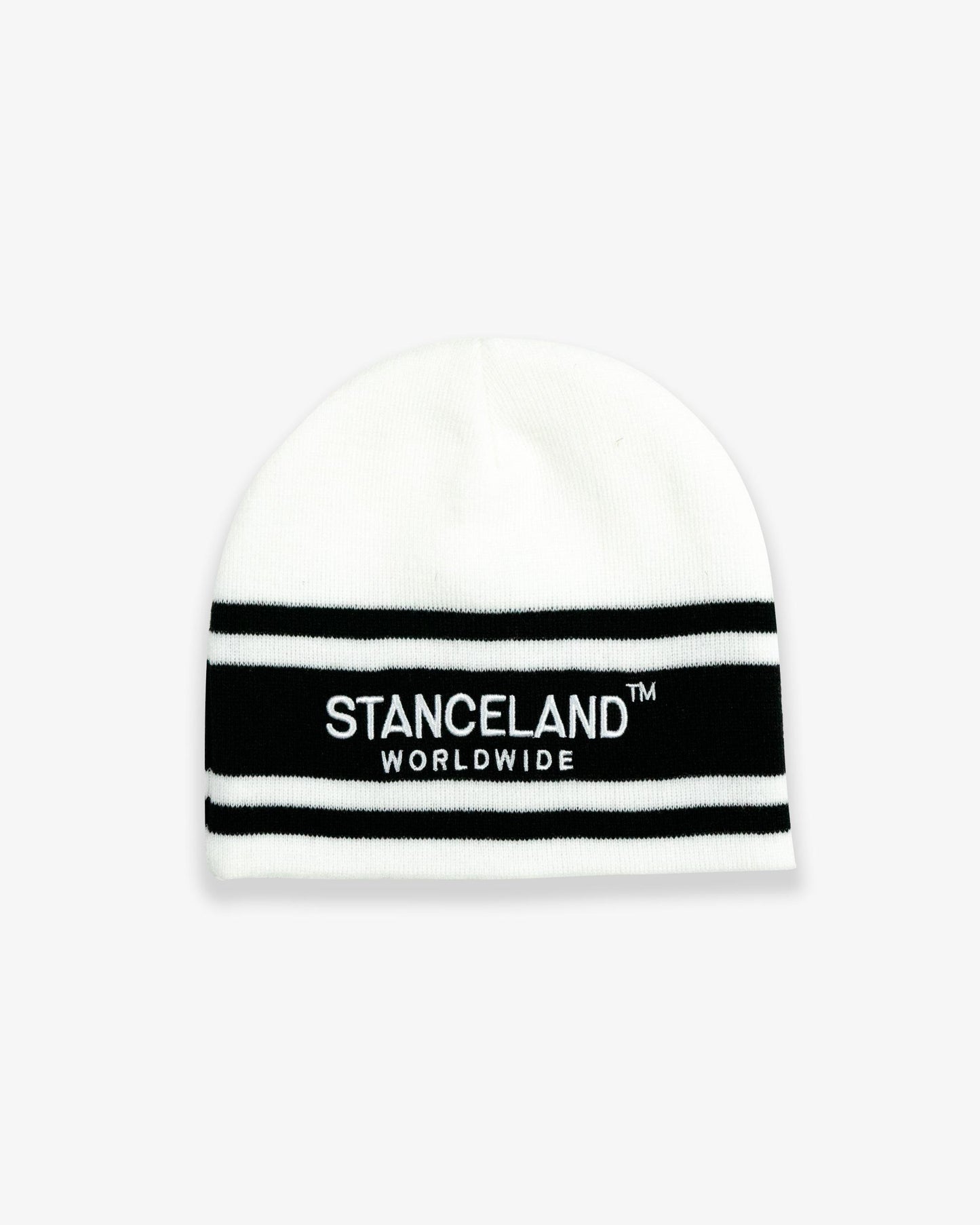 STANCELAND WORLDWIDE BEANIE – WHITE
