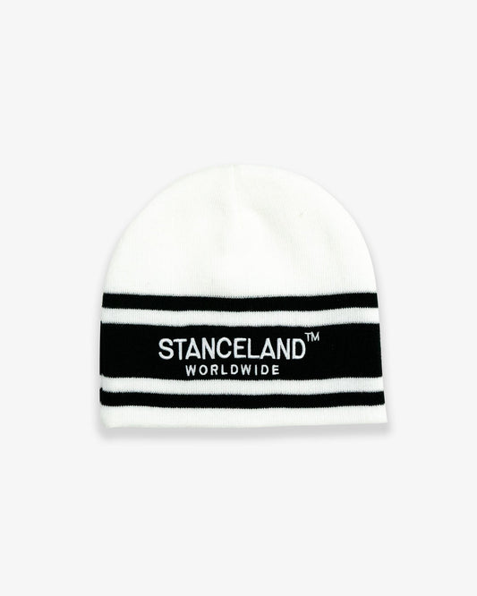STANCELAND WORLDWIDE BEANIE – WHITE