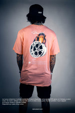 Stanceland Salmon Monkey Wheels T-shirt